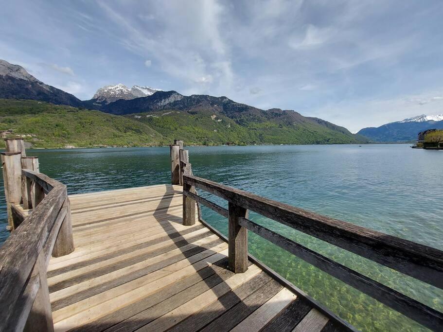 Charmant Et Spacieux Appartement A Quelques Pas Du Lac Duingt Eksteriør bilde